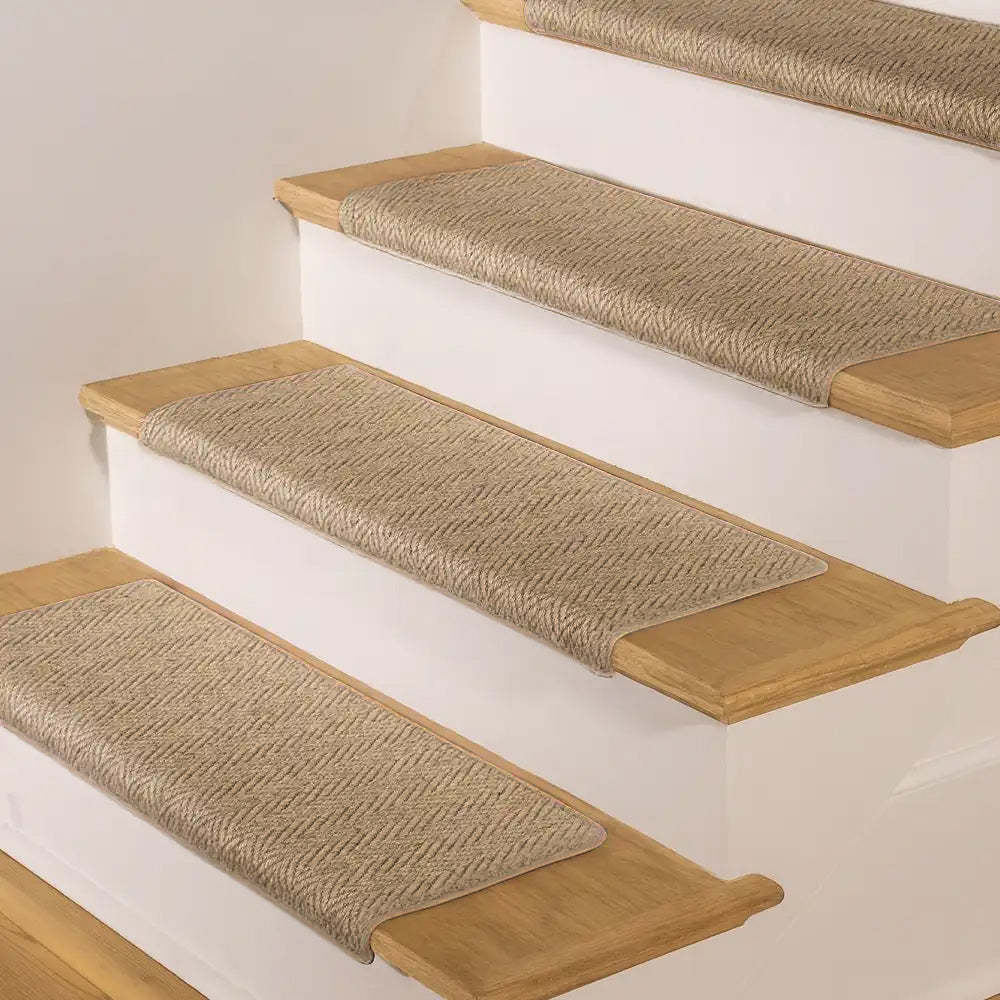 Herringbone Wear-Resistant Stair Protection Tape Free Carpet Stair Treads