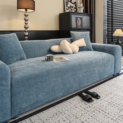 Herringbone Full Coverage Scratch-Resistant Sofa Protection Magic Stretch Couch Cover