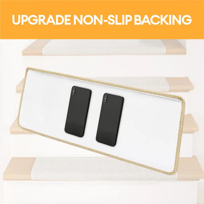 Herringbone Wear-Resistant Stair Protection Tape Free Carpet Stair Treads