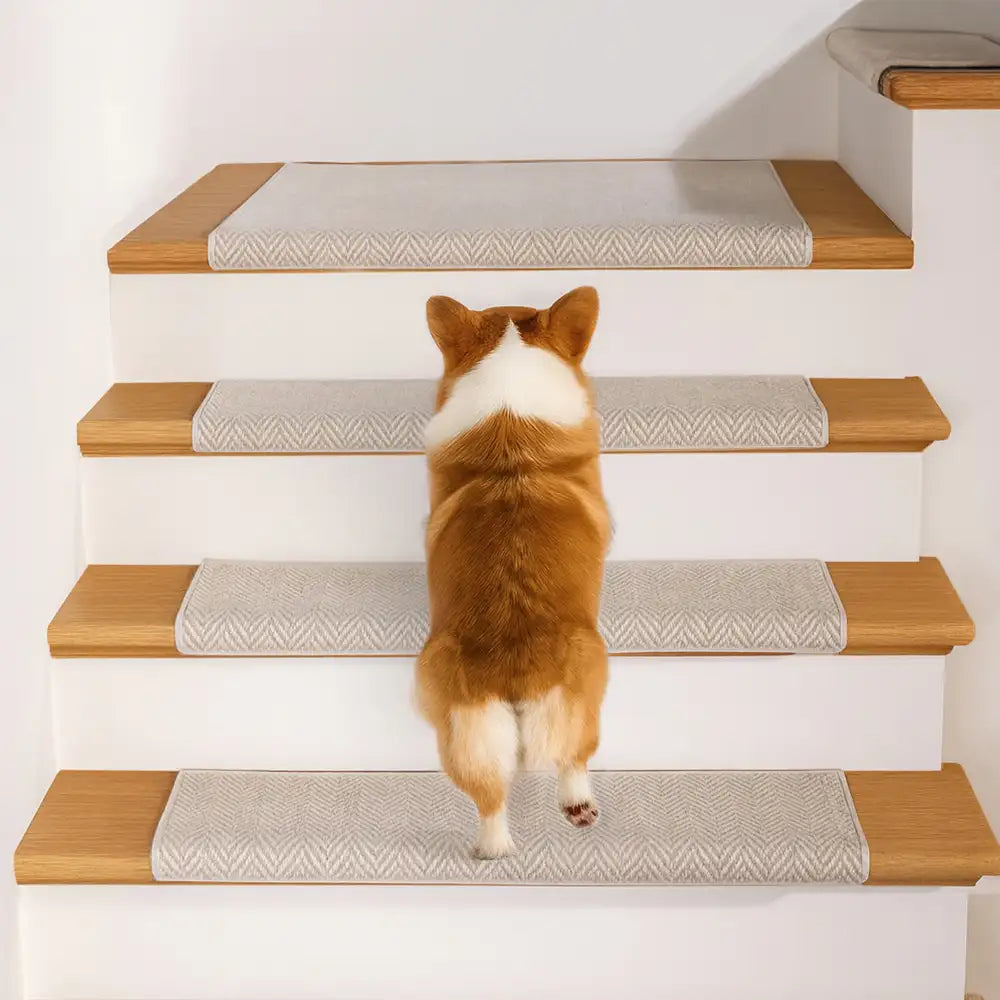 Herringbone Wear-Resistant Stair Protection Tape Free Carpet Stair Treads
