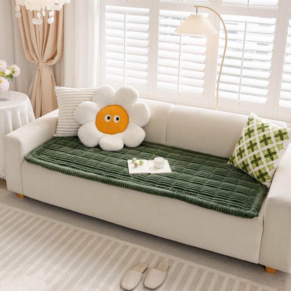 Lazy Soft Flannel Breathable Pet Mat Non-slip One-Piece Couch Covers