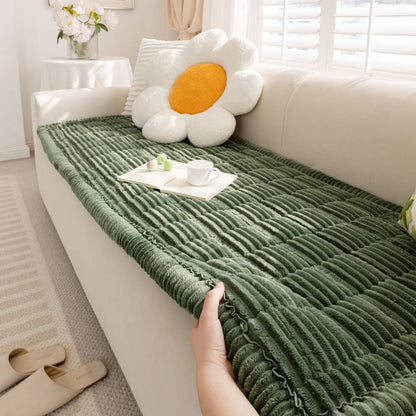 Lazy Soft Flannel Breathable Pet Mat Non-slip One-Piece Couch Covers