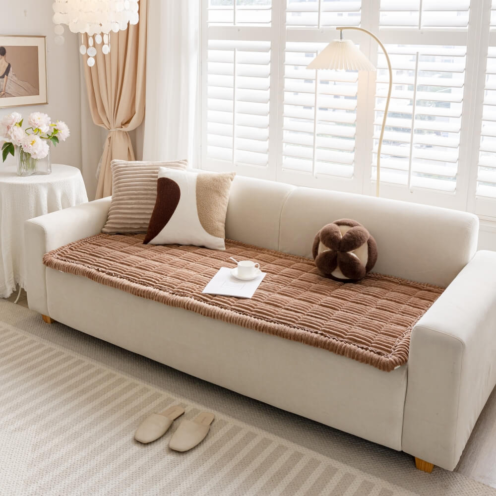 Lazy Soft Flannel Breathable Pet Mat Non-slip One-Piece Couch Covers