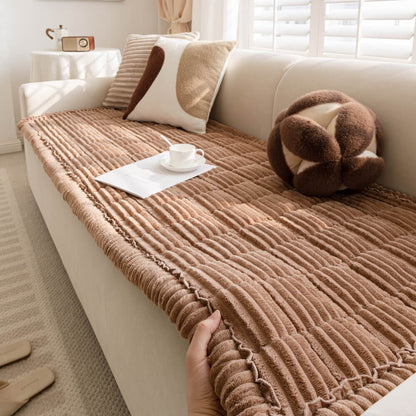 Lazy Soft Flannel Breathable Pet Mat Non-slip One-Piece Couch Covers
