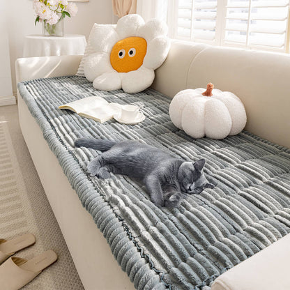 Lazy Soft Flannel Breathable Pet Mat Non-slip One-Piece Couch Covers